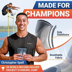 DR. BRACE ELITE Knee Brace with Size Stabilizer (2 Pack) XXX-Large, Uranus
