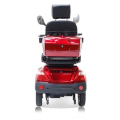 Heavy Duty 4-Wheel Mobility Scooters 31 Miles 3-Speed 800W 500lbs Capacity Red