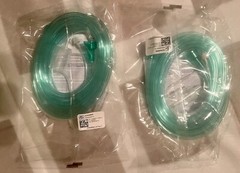 2 Medline Super soft Adult CO2 Cannula 10ft Tubing (2 units)