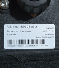 R82 X:PANDA Arm Rests Right & Left Special Needs