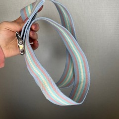 DeRoyal Industries Universal Gait Belt Pastel Striped Cotton Webbing 57.5 Inch