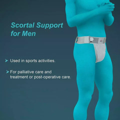 TYNOR Scrotal Support for Men – Gray (Select Size)