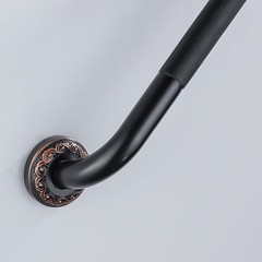 24inch Grab Bar Featuring Antislip Handrail Solid Brass Oil Rubbed Bronze Heavyd