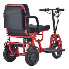 700W 3-Wheel Foldable Portable Mobility Scooter Senior Wheelchair 300lb Capacity