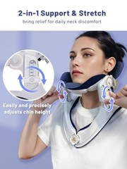zenopax Cervical Traction Device, Neck Stretcher for Neck Support, Lightweight &