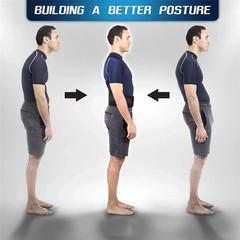 Posture Corrector Support Magnetic Back Shoulder Brace Belt Band For Men Women.