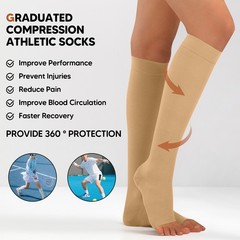 23-32mmHg Compression Socks Graduated Support Socks Women Men Stretchy Stockings