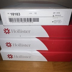 4 Box 18183 10Ct Hollister Ostomy Lock ‚N Roll Drainable Pouch 40 Total W/filter