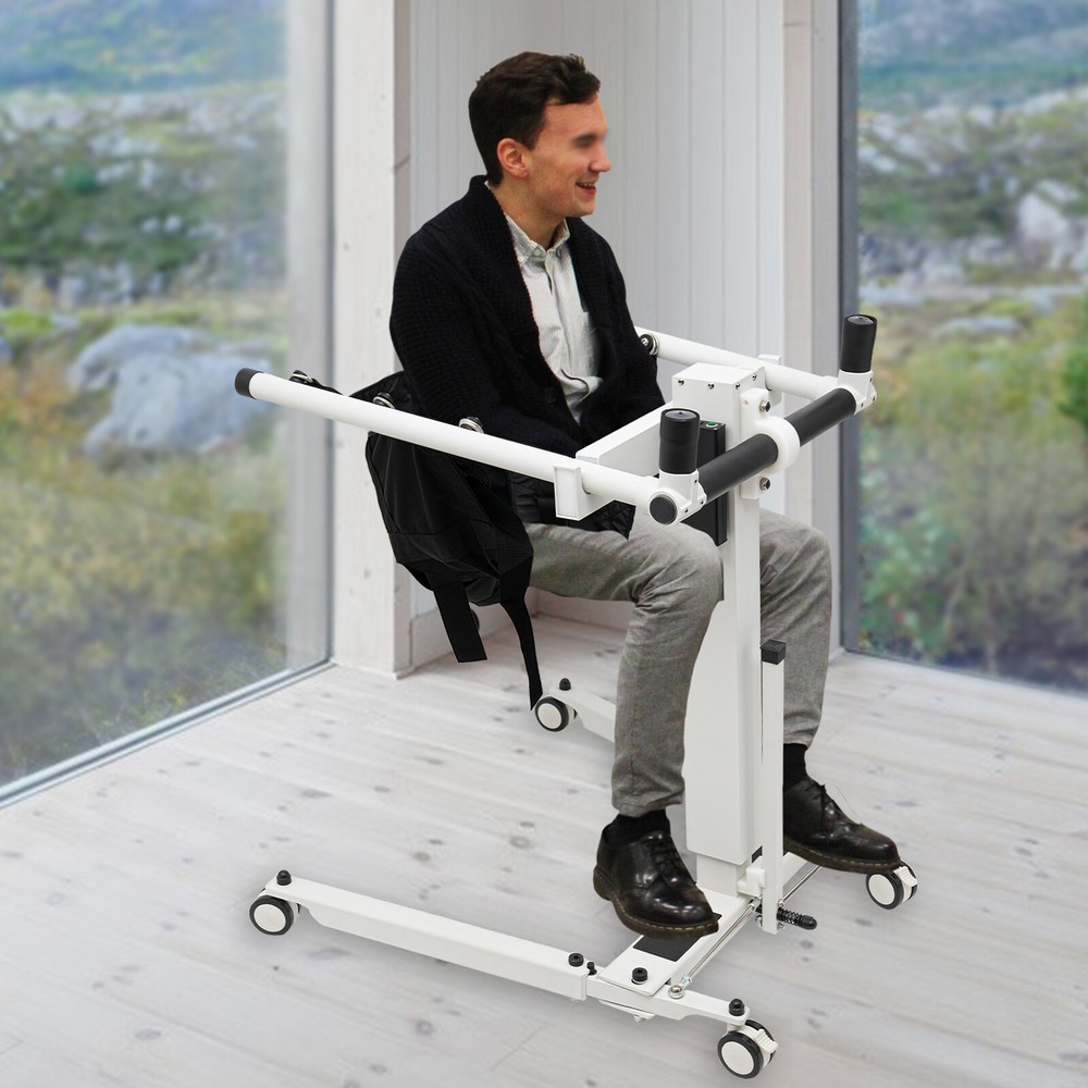 Electric Patient Lift Transfer Chair, Foldable Wheelchair And Car Transfer