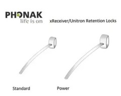 Phonak, Unitron, Costco and Hansaton Hearing Aid Standard Retention Lock 10 Pack