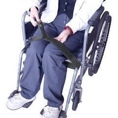 2 Pack Wheelchair Thigh Strap Leg for Keeping Legs Black