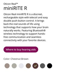 Oticon MiniRite R Opn S3 Hearing Aids & Charger