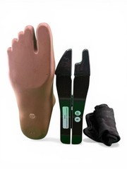 kinterra hydraulic ankle prosthetic foot. Right. Size 27. Category 5. Brown shel