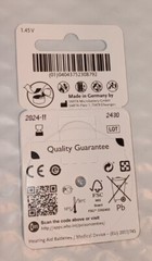 New (10) Packs Power One P10 Hearing Aid Batteries Wireless Approved Exp 04-2024