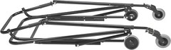 Nimbo 2G Lightweight Posterior Walker, Without Seat, Emperor Black, Extra Large