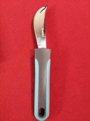 BunMo Adaptive 4pc Dinner Set Medium Weight Stainless Steel Blue Gray