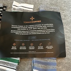 Tommie Copper Compression Socks Multicolor Striped 8-pack. 4 Thigh High 4 Ankle