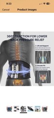 FIT GENO Adjustable Back Brace Size L Black BBNFGZ20240320