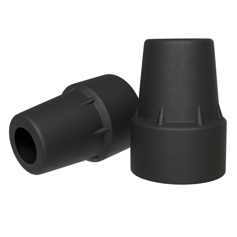 Cane Tips (Pack of 2) – 3/4″ Heavy Duty Rubber Cane Tips Replacement