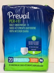 Prevail Per-Fit Unisex Adult Underwear – Size Small (20 in- 34 in), 80 Counts