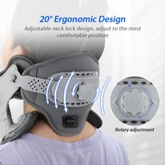 Heating Cervical Neck Traction Device Adjustable Collar Cervical Neck Stretcher