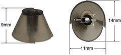 10 Counts Hearing Aid Ear Tips Replacement Fit Standard Receiver Tulip Domes Dar