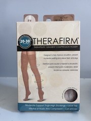 New! Therafirm compression hose thigh high 20-30mmHg XL Natural Lace Top