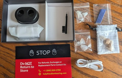 Audien AtomM Rechargeable Wireless OTC Hearing Aids W/ Charging Case
