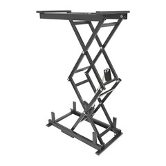 29.9*16.5*10.4in Black Iron Lift Table For Material Handling And Transportation