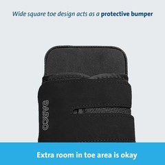 MedSurg Black Post-Op Shoe X-Large Strapless Forefoot Closure MQM4B