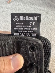 McDavid Sport Ankle Brace Breathable Adjustable Strap Black S