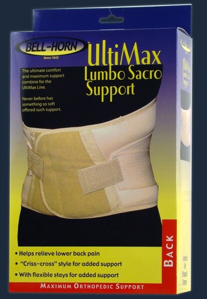 DJO Bell-Horn Ultimax Lumbosacral Support -XXX-Large