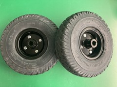 Dark Gray Drive Wheel Assembly for the Pride J6 Power Wheelchair #L063