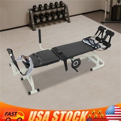 Professional Neck Back Traction Device 330LBS, Handwheel Control for Home Clinic