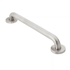 Home Care 18 In. X 1-1/4 In. Concealed Screw Grab Bar with Securemount in Peened