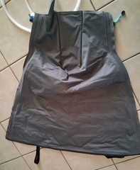 Tactile Medical Flexitouch Short Full Leg Garment L-FL-SH-A Gray w/ Hose