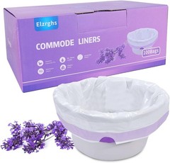 Commode Liners for Bedside Commode, Commode Toilet,Portable Toilet,100 Count …
