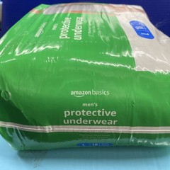 Amazon Basics Incontinence Underwear for Men, Maximum Absorbency – L – 18Ct