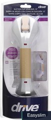 Suction Cup Grab Bar 12 Inch White Beige Easy Install Release Lever