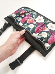 Wheelchair organizer waterproof accessories with flowers + pill box as a gift