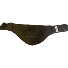 Heagi • Ostomy Belt | LARGE | 43 to 55″ | Black | Zippered Pouch | Hook & Loop |
