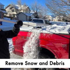 Durable 6 ft Cargo Retriever Tool with Snow Broom – Rust Resistant Design