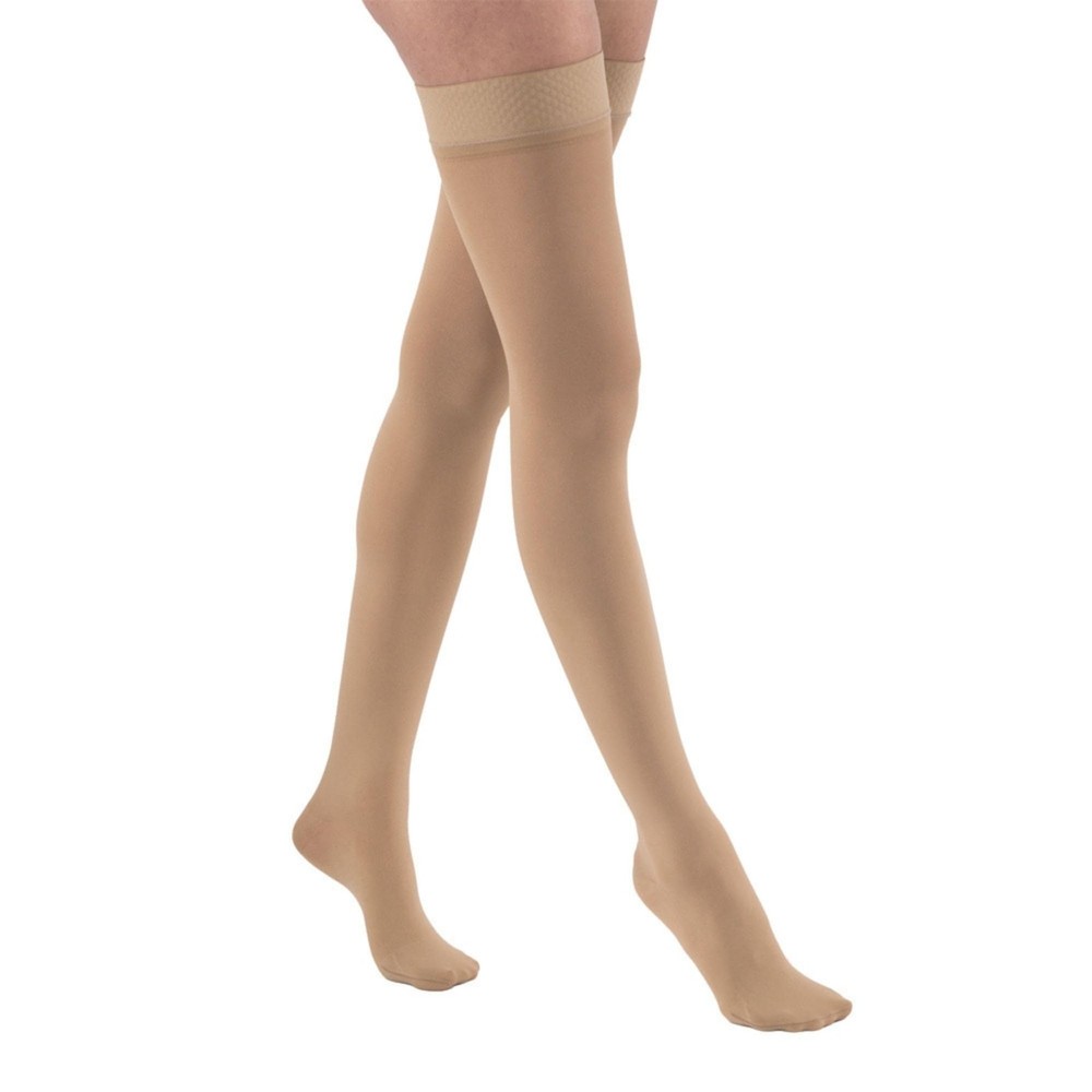 Medium Beige Gradient Compression Leg Sleeve Sock for Men and Women