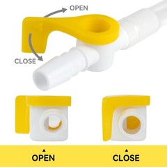 10 Pcs Comfort Flow Catheter Valves – Easy to Use Lever Tap, Smooth Edges, an