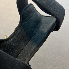 ALLARD TOE OFF 2- 1/2 AFO Medium Right Black Ankle Foot Orthosis Drop Foot READ