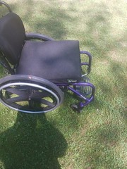 Tilite Aero t Ultralight 15″X18″ Rigid Wheelchair rigid frame purple j3 back wow