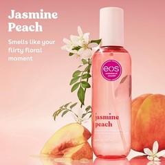 eos Cashmere Body Mist, Jasmine Peach, Body Spray for Women, Hair Mist, Floral P