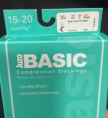Juzo Basic Compression Stockings Model 4410 Knee High 15-20 Size III