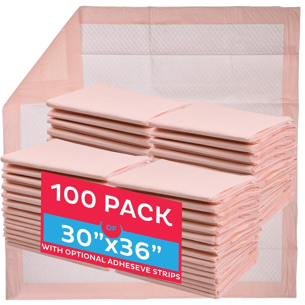 Premium Disposable Underpads 30”x36” (Packed 4×25 Case) Ultra Absorbent Chux …