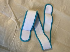 White Hook and Loop Strap Belt Medical Supplies Adjustable Nylon Strap